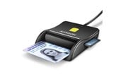 Flashminneadapter - AXAGON USB-A Smart card & SD / microSD / SIM / Smart Card Flatreader - CRE-SM3SD