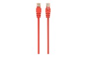 Nettverkskabel - Gembird patch cable - 1 m - red - Rød - 1m - PP12-1M/R