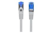 Nettverkskabel - Lanberg patch cable - 25 cm - grey RAL7035 - Grå - 0.25m - PCF6A-10CC-0025-S