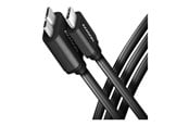 USB - AXAGON BUMM3-CM10AB - USB-C cable - 24 pin USB-C to Micro-USB Type B - BUMM3-CM10AB