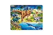 Puslespill - Selecta Play - Larsen Jigsaw Puzzle Animals - Dinosaurs of the Cretaceous Period 57 pcs. - LA-NB3