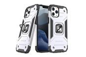Mobil - Deksel og etui - Wozinsky Ring Armor case for iPhone 14 Pro armored cover magnetic holder ring silver - 9145576265581
