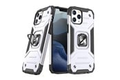 Mobil - Deksel og etui - Wozinsky Ring Armor case for iPhone 14 Pro Max armored cover magnetic holder ring silver - 9145576265635