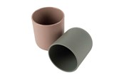 Babyleker - Dantoy - Cup set Mocha/Olive green 2 pcs. - 6231