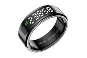 Aktivitetsring - Colmi R12 Smart Ring - 21.6 mm - Size 12 - Black - R12 Black 12