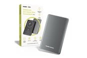 Nødlader - Mobile Origin 5000mAh 3in1 Metal Slim PowerBank PB4 Nødlader - Grey - 5000 mAh - MO-MSP-PB4