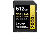 Minnekort - Lexar Professional Gold 2000x SD - 300MB/s - 512GB - LSD2000512G-RNNNG