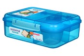 Kjøkkenredskaper - Sistema 1.65L Bento Lunch Blue - 416902