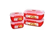 Kjøkkenredskaper - Sistema Microwave Heat and Eat 4 pack - 82005