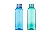 Kjøkkentilbehør - Sistema 1L Square Bottle 2 Pack - 82024