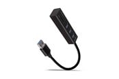 USB-hub - AXAGON SuperSpeed USB-A Hub with 3 USB Ports and Card Reader USB-hub - USB 3.2 - 3 porter - Svart - HMA-CR3A