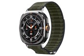 Smartklokke - Tilbehør - Spigen Fabric Band (hook-and-loop) - green - Samsung Galaxy Watch Ultra 47mm - AMP10147