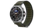 Smartklokke - Tilbehør - Spigen Fabric Band (hook-and-loop) - green - Samsung Galaxy Watch 8 46mm/44mm/40mm - AMP10154