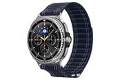 Smartklokke - Tilbehør - Spigen Fabric Band (hook-and-loop) - navy - Samsung Galaxy Watch 8 46mm/44mm/40mm - AMP10155