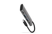 USB-hub - AXAGON Speedster 4 SuperSpeed USB-C 10 Gbps Hub with 4 USB Ports USB-hub - USB 3.2 - 4 porter - Sølv - HMC-4G2