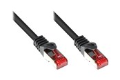 Nettverkskabel - Alcasa electronik Good Connections RNS patch cable - 1 m - black - Svart - 1m - 8060-010S
