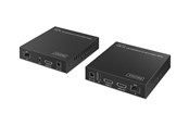 Repeater, forsterkere, bridges og transceivere - DIGITUS - Extender Set - KVM / audio / serial / USB extender - HDMI 1GbE USB - DS-55348