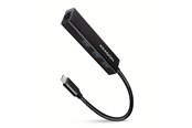 Dokkingstasjon - AXAGON SuperSpeed USB-C 5 Gbps Hub with 3 USB-A and Gigabit LAN - HMC-GL3A