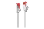 Nettverkskabel - Lindy patch cable - 10 m - white - Hvit - 10m - 47565