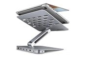 USB-hub - AXAGON Aluminium Stand 7-in-1 USB-C 5 Gbps Hub USB-hub - USB 3.2 - 7 porter - Sølv - HMC-STND
