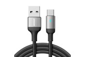 USB - Joyroom Extraordinary Series A10 USB-A / USB-C 3A Cable 1.2 m - Black - S-UC027A10B