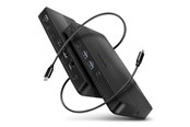 USB-hub - AXAGON Dual 4K Display 12-in-1 USB4 40 Gbps HUB USB-hub - 12 porter - Svart - HMC-U4