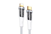 USB - Joyroom  Star-Cloud Series A3 USB-C / Lightning Cable 20W 1.2m with Smart Switch - White - S-CL020A3-white