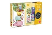 Puslespill - Jumbo Goula Reversible Puzzle XXL Farm Day and Night 27 pcs. 2D Puslespill - 50217