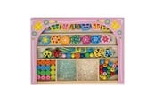 Kreative leker - Jono Toys Lena Wooden Beads Party Beads - 32023
