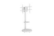 Veggmontering, AV-braketter & AV-møbler - Gembird TV floor stand 37" - 86" white - Max 50 g - recommended for 86" - TVS-86TR-01-W
