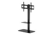 Veggmontering, AV-braketter & AV-møbler - Gembird stand - for TV - black - Max 60 kg - recommended for 43"-86" - TVS-86ST-01