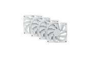 Kabinettvifte - HYTE FA12 FAN (Snow White) - 4-pack - Kabinettvifte - 120mm - Hvit - 28 dBA - FAN-HYTE-FA12-WW-4