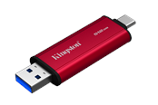 SSD - Kingston Dual Portable SSD - 512GB - Ekstern SSD - Svart - USB 3.2 Gen 2 - SPSD/512GB