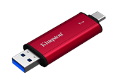 SSD - Kingston Dual Portable SSD - 1TB - Ekstern SSD - Svart - USB 3.2 Gen 2 - SPSD/1TB