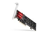 Lagrings-tilbehør - AXAGON PCIe Adapter for 2 × NVMe M.2 SSD - PCEM2-ND