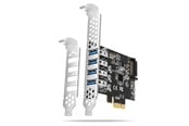 Kontroller - AXAGON SuperSpeed 4 × USB-A 5 Gbps External Ports PCIe Card - PCEU-43RS
