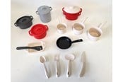 Lekekjøkken & Utstyr - Ecoiffier 100% Chef Pans and Cookware 19dg. - 10991
