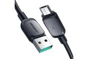 USB - Joyroom Multi-Color Series A14 USB-A / micro USB 2.4A cable 2 m - black - S-AM018A14B