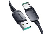 USB - Joyroom Multi-Color Series A14 USB-A / USB-C 3A Cable 1.2 m - Black - S-AC027A141B