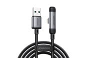 USB - Joyroom S-A56 EnjoyX Series 90° USB-A - Lightning 3A cable 1.2m - black - S-A56_AL