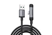 USB - Joyroom S-A56 EnjoyX Series 90° USB-A - USB-C 3A cable 1.2m - black - S-A56_AC