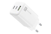 Strømforsyning (PSU) - CELLULAR line ACHUSB3GAN65WTABW - power adapter - QC / PD portable - 65 Watt Strømforsyning (PSU) - 65 Watt - ATX - 80 Plus - ACHUSB3GAN65WTABW