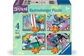 Puslespill - Ravensburger Disney Stitch 4-Pack - 12004030