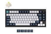 Tastatur - Keychron Q1 MAX 75% Knob Wireless Tri-Mode QMK/VIA - Gateron Jupiter Banana - ND - Tastatur - Nordisk - Svart - Q1M-M4-BO
