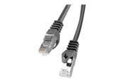 Nettverkskabel - Lanberg patch cable - 3 m - black RAL 9004 - Svart - 3m - PCF6-10CC-0300-BK