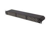 Tilbehør - Lanberg patch panel - 1U - 19" - PPSA-1048-B