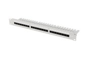 Tilbehør - Lanberg patch panel - 1U - 19" - with shelf - PPUA-1124-S
