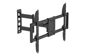 Veggmontering, AV-braketter & AV-møbler - Gembird mounting kit - for TV - full motion - fine texture black - Max 50 kg - recommended for 90 " - WM-90ST-01