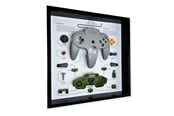 Reklameartikler - GRC - Retro Art Nintendo N64 Controller Display - Grey - Bilde - GRCFNN64G