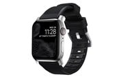 Smartklokke - Tilbehør - Nomad - Rugged Band - 44mm/42mm | Silver Hardware | FKM | V2 - NM1A41SN00